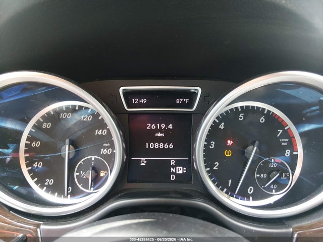2012 Mercedes-benz Ml 350 4matic მანქანა იყიდება აუქციონზე, vin: 4JGDA5HB8CA022145, აუქციონის ნომერი: 45384425