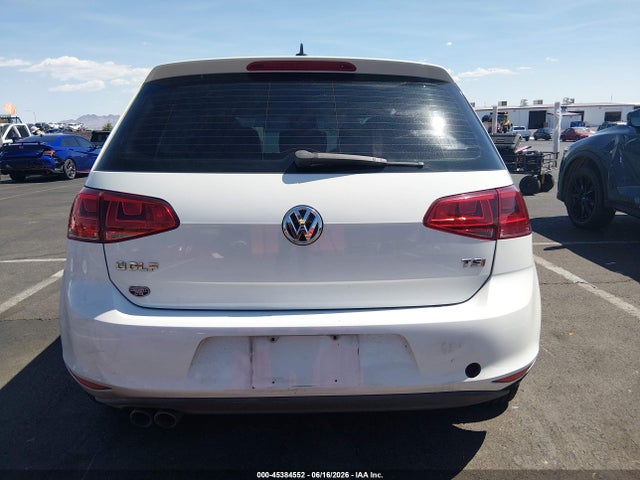 2015 Volkswagen Golf Tsi S 2-door მანქანა იყიდება აუქციონზე, vin: 3VW917AU5FM063337, აუქციონის ნომერი: 45384552