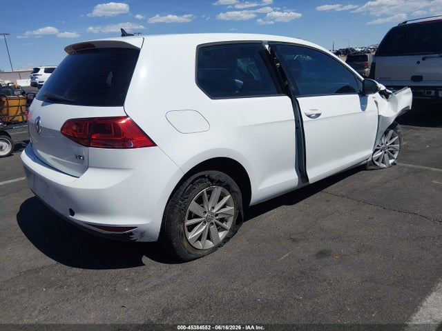 Продажа на аукционе авто 2015 Volkswagen Golf Tsi S 2-door, vin: 3VW917AU5FM063337, номер лота: 45384552