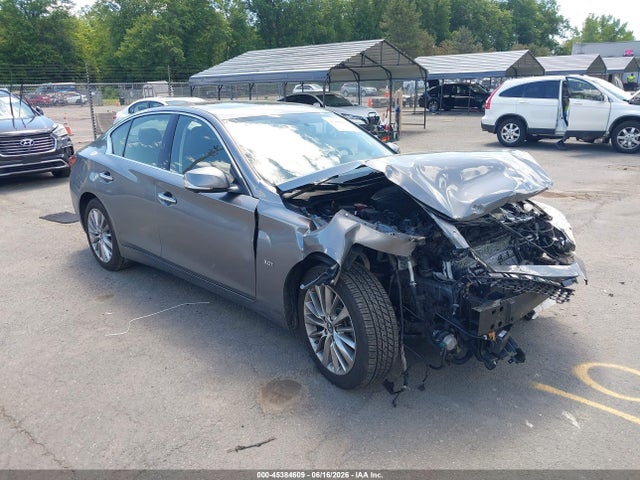 45384609 :رقم المزاد ، JN1EV7ARXKM555100 vin ، 2019 Infiniti Q50 3.0t Luxe مزاد بيع