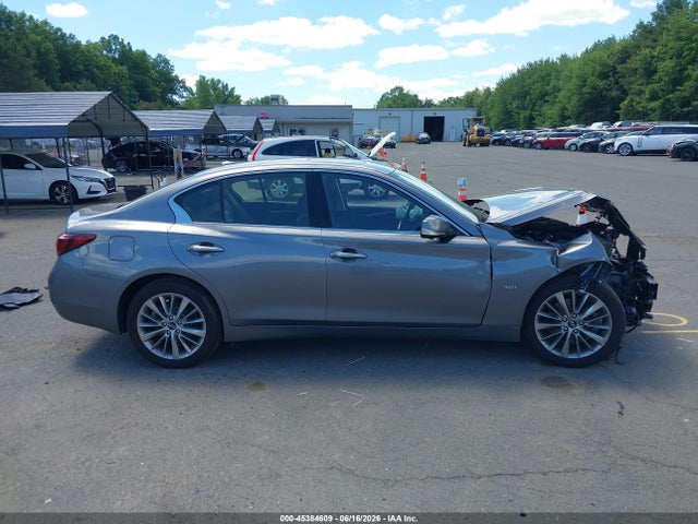 Продажа на аукционе авто 2019 Infiniti Q50 3.0t Luxe, vin: JN1EV7ARXKM555100, номер лота: 45384609