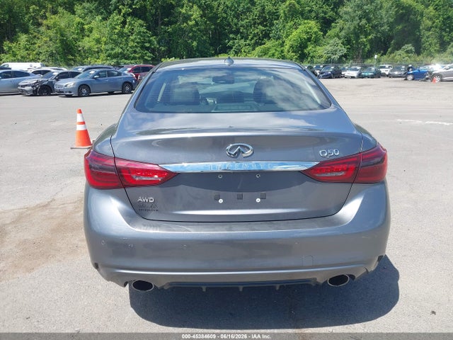 Продажа на аукционе авто 2019 Infiniti Q50 3.0t Luxe, vin: JN1EV7ARXKM555100, номер лота: 45384609