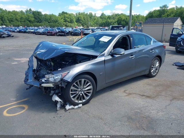 Продажа на аукционе авто 2019 Infiniti Q50 3.0t Luxe, vin: JN1EV7ARXKM555100, номер лота: 45384609