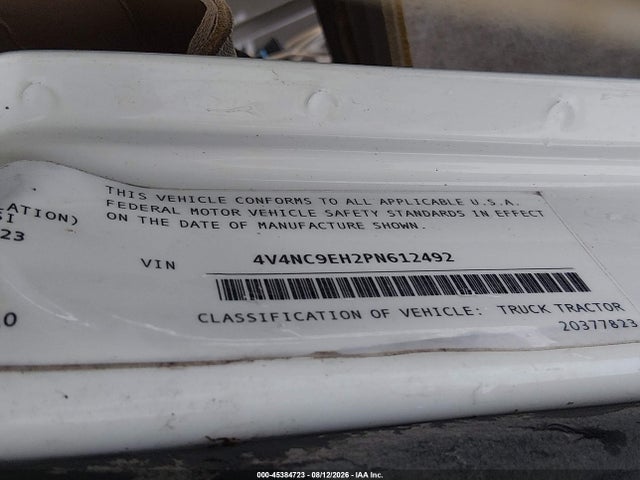 45384723 :رقم المزاد ، 4V4NC9EH2PN612492 vin ، 2023 Volvo Vnl مزاد بيع