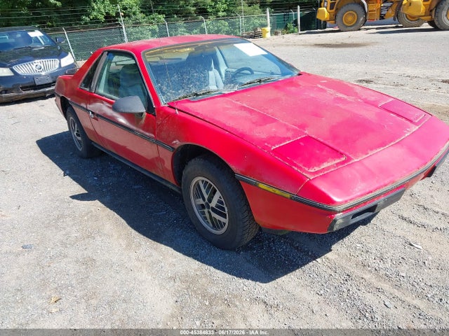 45384833 :رقم المزاد ، 1G2AF37R9EP208289 vin ، 1984 Pontiac Fiero Se مزاد بيع
