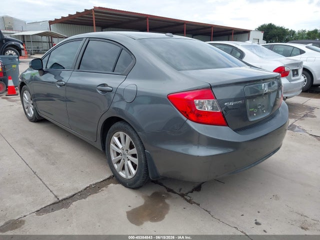 45384843 :رقم المزاد ، 2HGFB2F91CH551870 vin ، 2012 Honda Civic Ex-l مزاد بيع