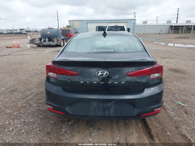 2019 Hyundai Elantra Value Edition მანქანა იყიდება აუქციონზე, vin: 5NPD84LF7KH429742, აუქციონის ნომერი: 45384960