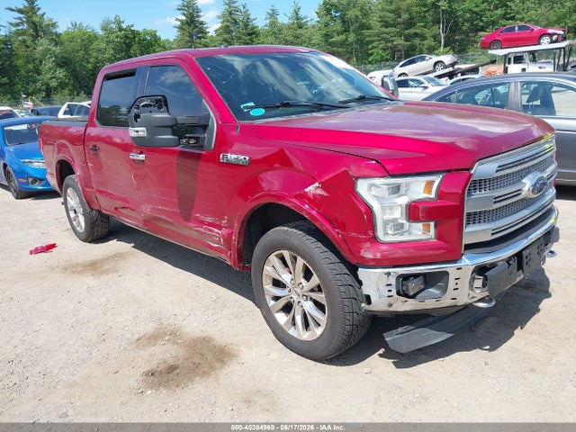 Auction sale of the 2015 Ford F-150 Platinum, vin: 1FTEW1EG1FFB64976, lot number: 45384969