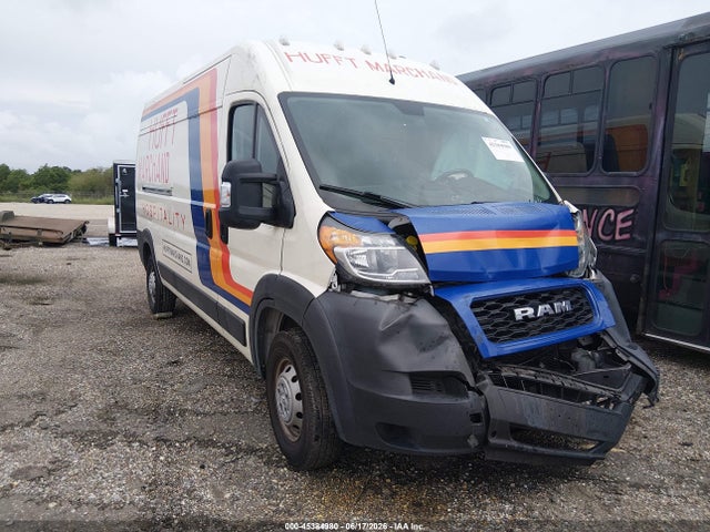 2021 Ram Promaster 2500 High Roof 159 Wb მანქანა იყიდება აუქციონზე, vin: 3C6LRVDG9ME555203, აუქციონის ნომერი: 45384980