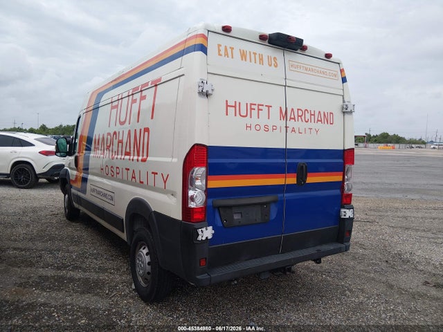 Продаж на аукціоні авто 2021 Ram Promaster 2500 High Roof 159 Wb, vin: 3C6LRVDG9ME555203, номер лоту: 45384980