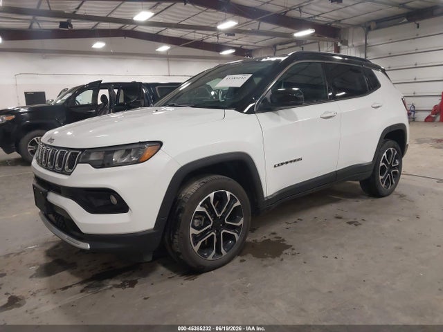 45385232 :رقم المزاد ، 3C4NJDCN1PT567462 vin ، 2023 Jeep Compass Limited 4x4 مزاد بيع