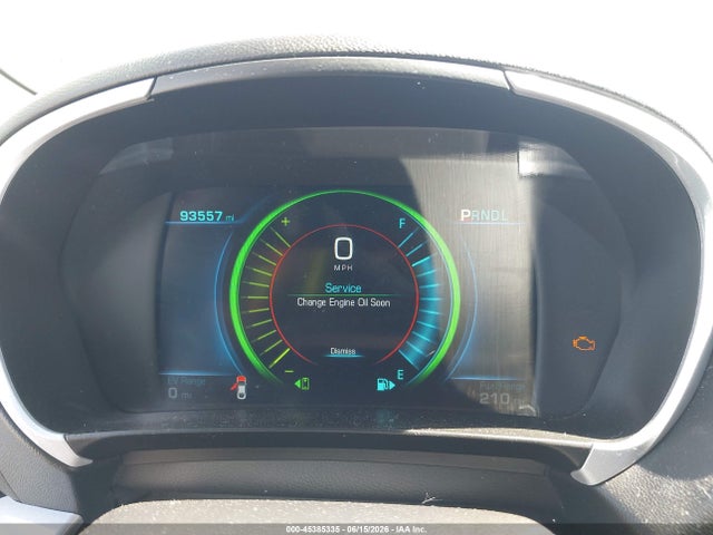 45385335 :رقم المزاد ، 1G1RA6S5XHU133801 vin ، 2017 Chevrolet Volt Lt مزاد بيع