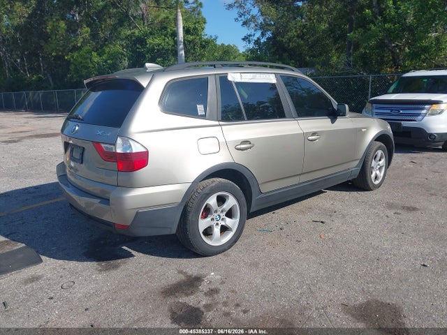 2007 Bmw X3 3.0si მანქანა იყიდება აუქციონზე, vin: WBXPC93407WJ01008, აუქციონის ნომერი: 45385337