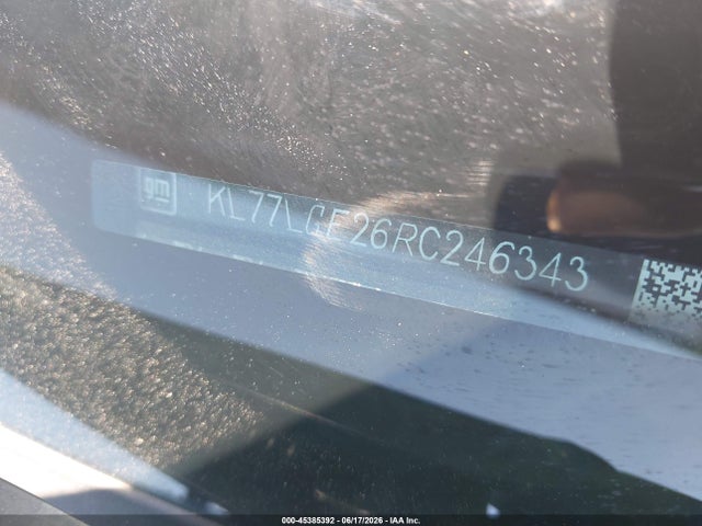 KL77LGE26RC246343 Chevrolet Trax Fwd 1rs