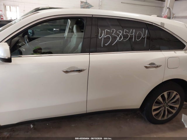 45385404 :رقم المزاد ، 5FRYD4H46EB016166 vin ، 2014 Acura Mdx Technology Package مزاد بيع