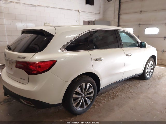 45385404 :رقم المزاد ، 5FRYD4H46EB016166 vin ، 2014 Acura Mdx Technology Package مزاد بيع