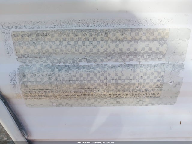 1999 Keystone Keystone მანქანა იყიდება აუქციონზე, vin: 4YDT17010X3009797, აუქციონის ნომერი: 45385477