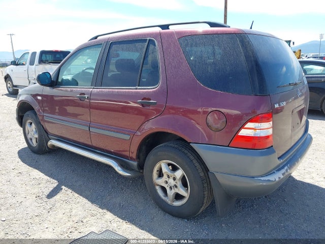 Продажа на аукционе авто 1999 Mercedes-benz Ml 320, vin: 4JGAB54E5XA098718, номер лота: 45385503