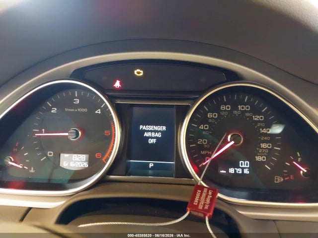 45385520 :رقم المزاد ، WA1LMBFE6DD006720 vin ، 2013 Audi Q7 3.0 Tdi Premium مزاد بيع