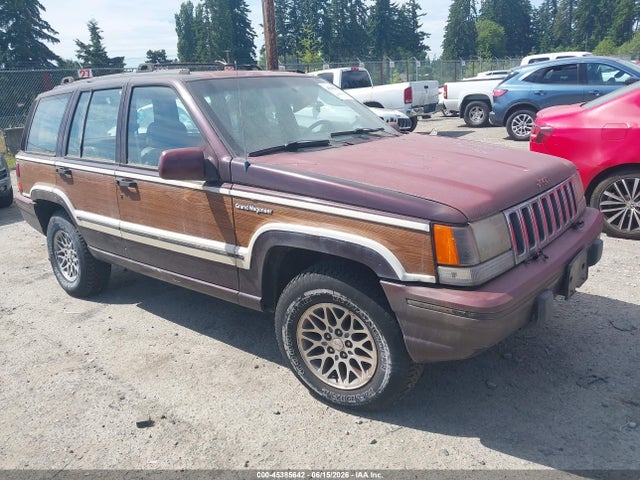 45385642 :رقم المزاد ، 1J4GZ88Y7PC567208 vin ، 1993 Jeep Grand Cherokee Sport مزاد بيع