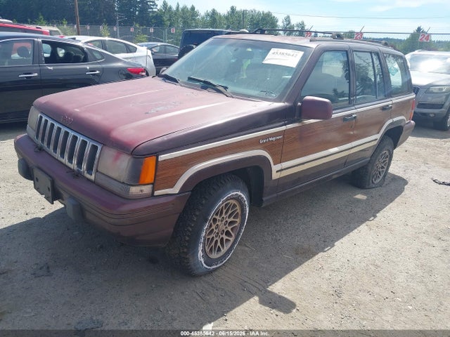 45385642 :رقم المزاد ، 1J4GZ88Y7PC567208 vin ، 1993 Jeep Grand Cherokee Sport مزاد بيع
