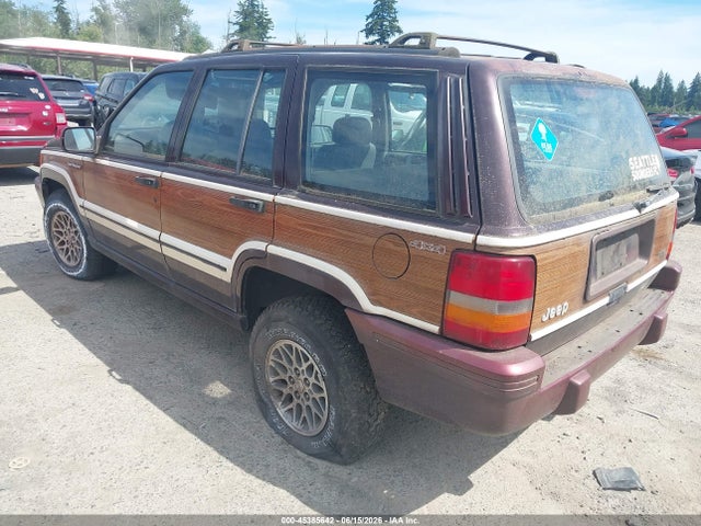 45385642 :رقم المزاد ، 1J4GZ88Y7PC567208 vin ، 1993 Jeep Grand Cherokee Sport مزاد بيع