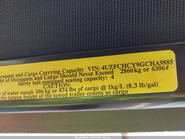 Freightliner Chassis Xc 2016 4UZFCHCY9GCHA9885 Image 9