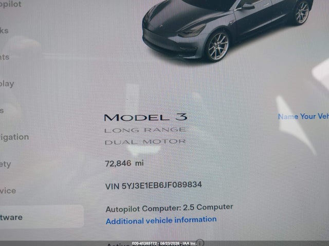 Tesla Model 3 Long Range/performance 2018 5YJ3E1EB6JF089834 Image 16