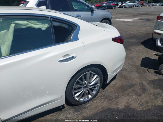 2018 Infiniti Q50 3.0t Luxe მანქანა იყიდება აუქციონზე, vin: JN1EV7AP1JM358149, აუქციონის ნომერი: 45385805