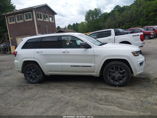 45385945 :رقم المزاد ، 1C4RJFBG1MC702186 vin ، 2021 Jeep Grand Cherokee 80th Anniversary 4x4 مزاد بيع