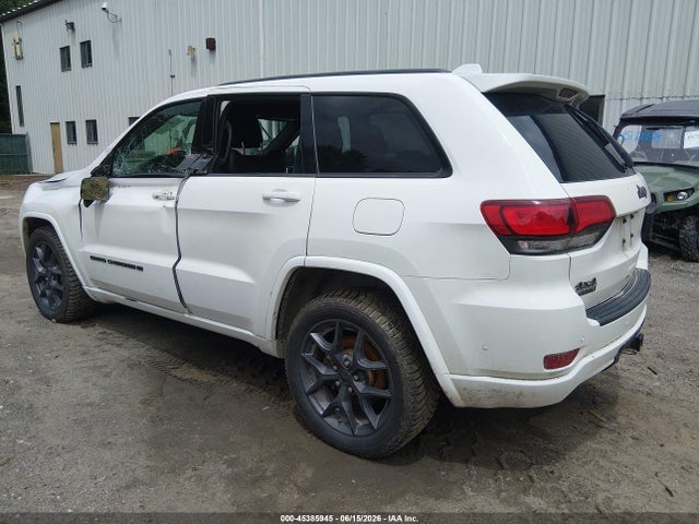 45385945 :رقم المزاد ، 1C4RJFBG1MC702186 vin ، 2021 Jeep Grand Cherokee 80th Anniversary 4x4 مزاد بيع