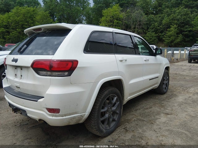 45385945 :رقم المزاد ، 1C4RJFBG1MC702186 vin ، 2021 Jeep Grand Cherokee 80th Anniversary 4x4 مزاد بيع