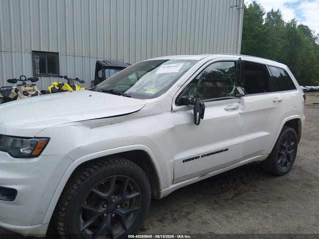 45385945 :رقم المزاد ، 1C4RJFBG1MC702186 vin ، 2021 Jeep Grand Cherokee 80th Anniversary 4x4 مزاد بيع