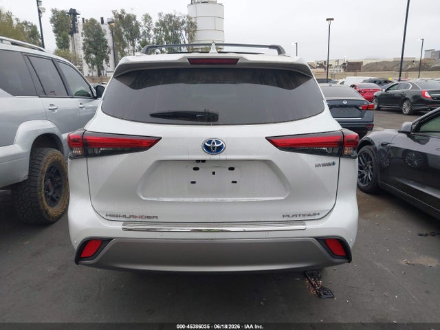 5TDFARAH9PS022831 Toyota Highlander Hybrid Platinum