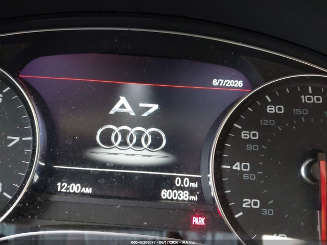 2014 Audi A7 3.0t Premium Plus მანქანა იყიდება აუქციონზე, vin: WAUWGAFC9EN124255, აუქციონის ნომერი: 45386077