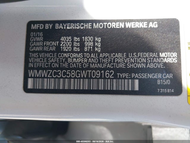 Mini Countryman Cooper S 2016 WMWZC3C58GWT09162 Image 9