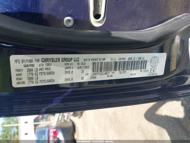 2014 Ram 1500 Sport მანქანა იყიდება აუქციონზე, vin: 1C6RR7MT2ES188677, აუქციონის ნომერი: 45386305