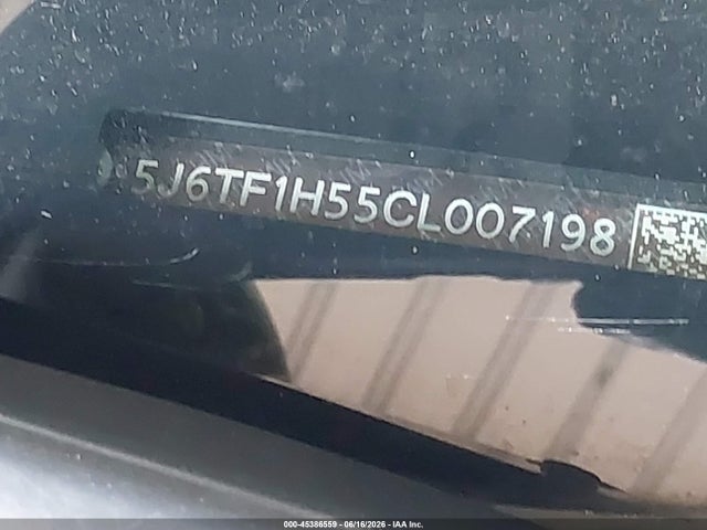 45386559 :رقم المزاد ، 5J6TF1H55CL007198 vin ، 2012 Honda Crosstour Ex-l مزاد بيع