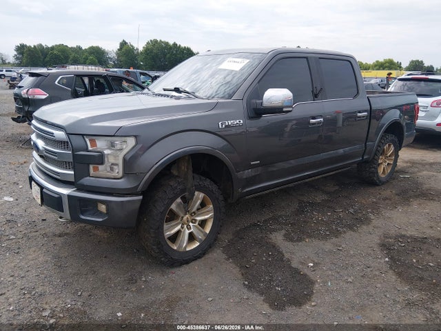 45386637 :رقم المزاد ، 1FTEW1EG1FFB56747 vin ، 2015 Ford F-150 Platinum مزاد بيع