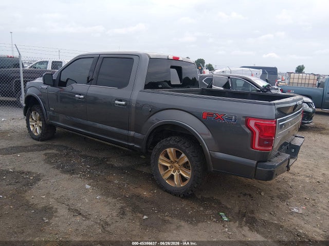 45386637 :رقم المزاد ، 1FTEW1EG1FFB56747 vin ، 2015 Ford F-150 Platinum مزاد بيع
