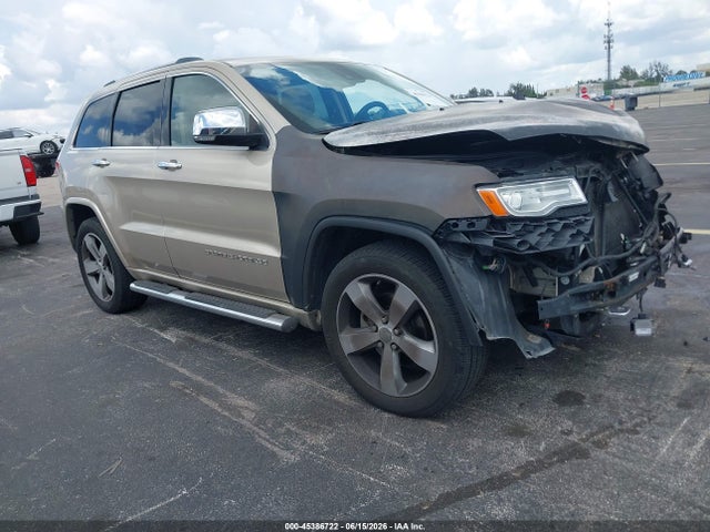 45386722 :رقم المزاد ، 1C4RJECT7EC276589 vin ، 2014 Jeep Grand Cherokee Overland مزاد بيع