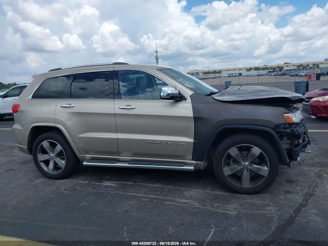 45386722 :رقم المزاد ، 1C4RJECT7EC276589 vin ، 2014 Jeep Grand Cherokee Overland مزاد بيع