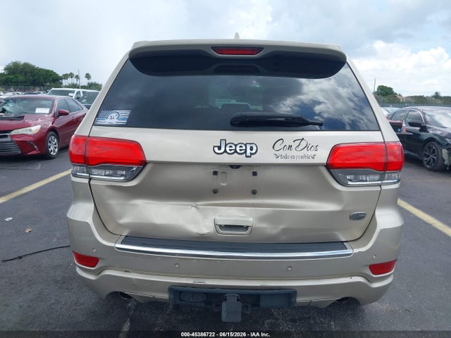 45386722 :رقم المزاد ، 1C4RJECT7EC276589 vin ، 2014 Jeep Grand Cherokee Overland مزاد بيع