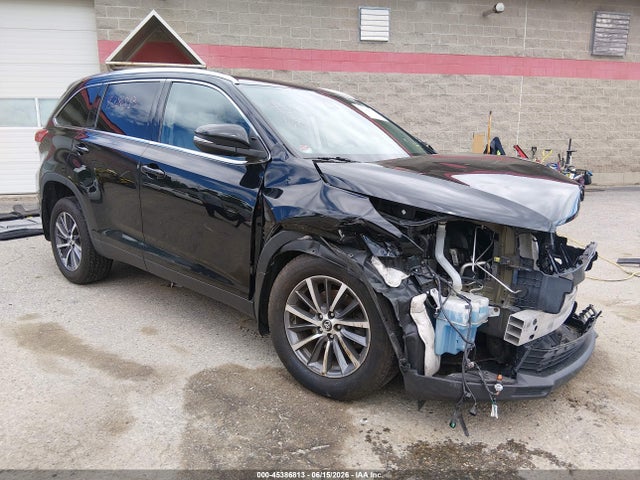 45386813 :رقم المزاد ، 5TDJZRFH0KS588574 vin ، 2019 Toyota Highlander Xle مزاد بيع