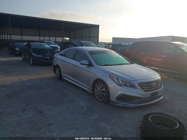 2016 Hyundai Sonata Sport მანქანა იყიდება აუქციონზე, vin: 5NPE34AF6GH268054, აუქციონის ნომერი: 45387010