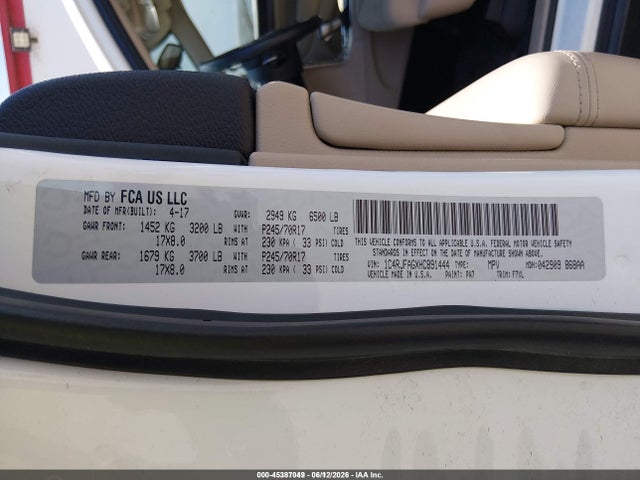 1C4RJFAGXHC891444 Jeep Grand Cherokee Laredo 4x4