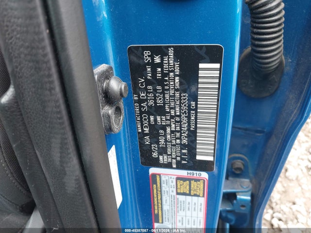Продажа на аукционе авто 2023 Kia Rio S, vin: 3KPA24AD6PE595333, номер лота: 45387087