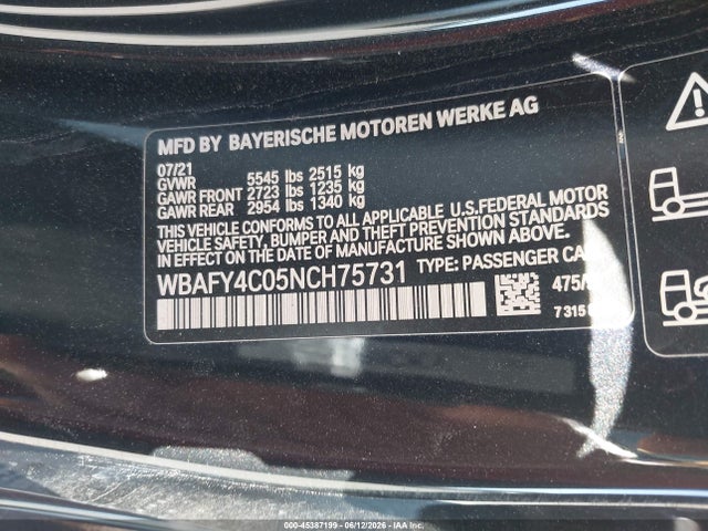 BMW M850i Xdrive 2022 WBAFY4C05NCH75731 Image 9