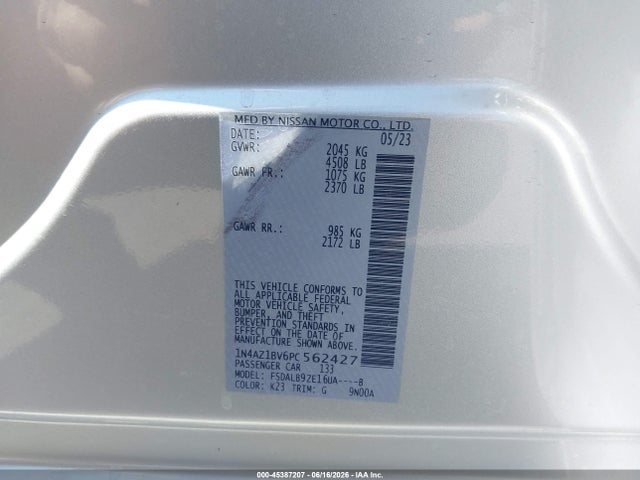 Nissan Leaf S 40 Kwh 2023 1N4AZ1BV6PC562427 Image 9