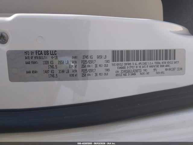 Dodge Grand Caravan Se 2018 2C4RDGBG3JR288733 Image 9